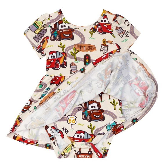 NEW Little Sleepies Cars Twirl with Bodysuit - Picture 1 of 3